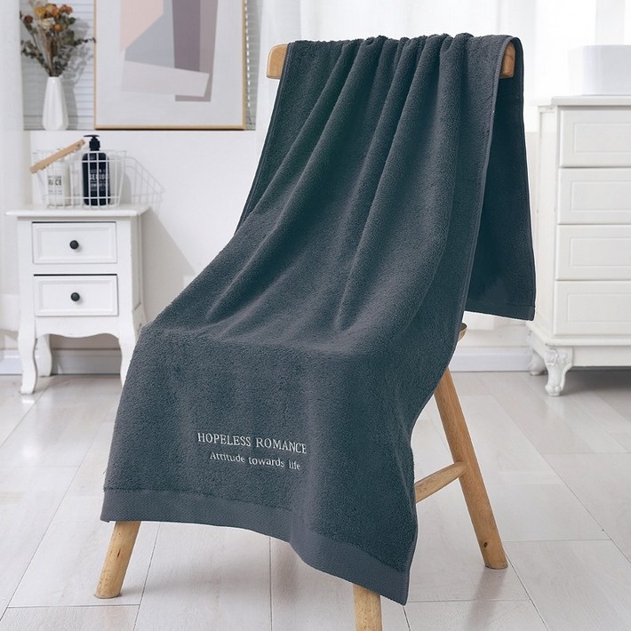 상덕 호텔 대형 바스타월 소프트터치 수건 40수 ,700CM