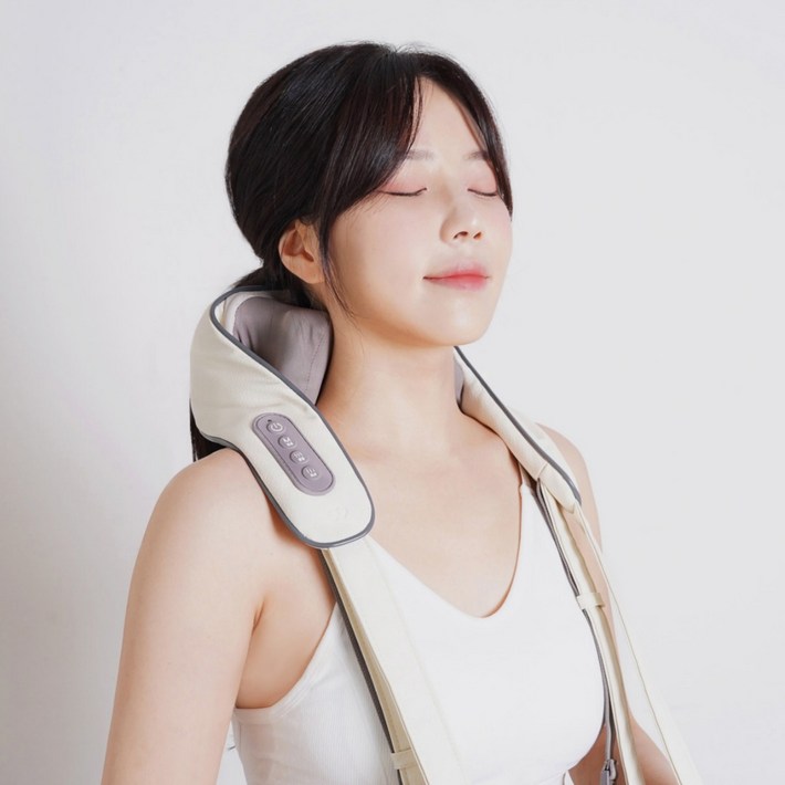 클로 넥앤프로 무선 목 어깨 마사지기 안마기 기계 허리 승모근 지압기, CLOER4001, 블랙 클로 넥앤프로 무선 목 어깨 마사지기 안마기 기계 허리 승모근 지압기, CLOER4001, 블랙