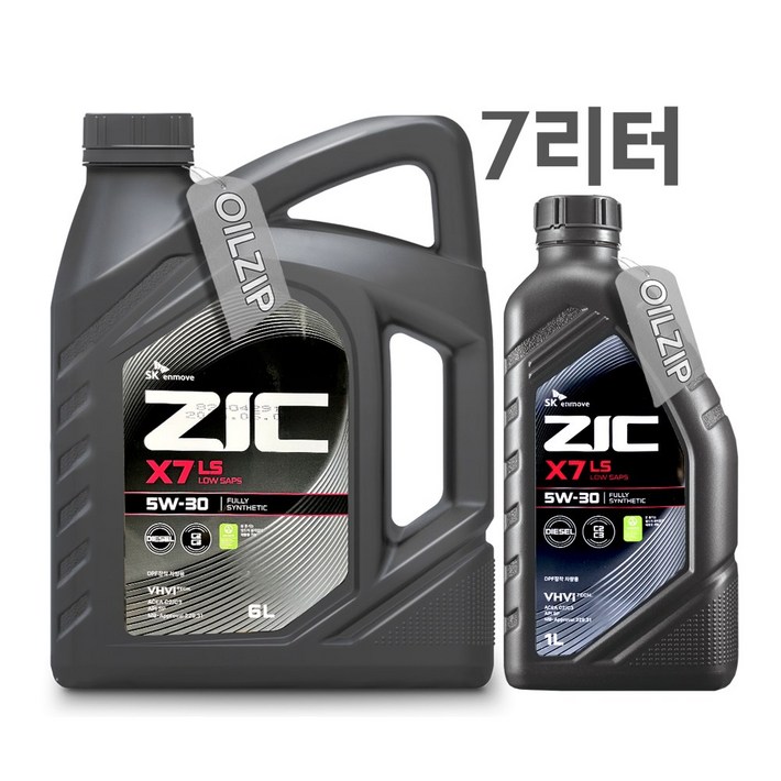 ZIC X7 LS 5W30 6L 1개 1L 디젤 엔진오일, 5w30, 1개, 지크 X7 LS 5W30 6L 1개1L1개 ZIC X7 LS 5W30 6L 1개 1L 디젤 엔진오일, 5w30, 1개, 지크 X7 LS 5W30 6L 1개1L1개