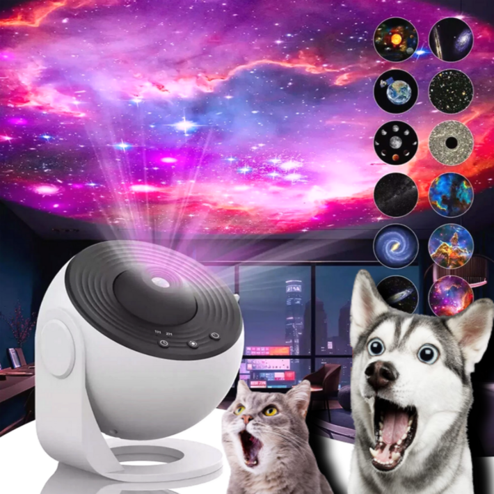 집에 우주가 펼쳐진다 프리미엄 리베니 우주 무드등 집들이 선물 오로라 우주인 LED 수면등 천장 취침등 수유등 별 수면 거실 미니 침실 무선