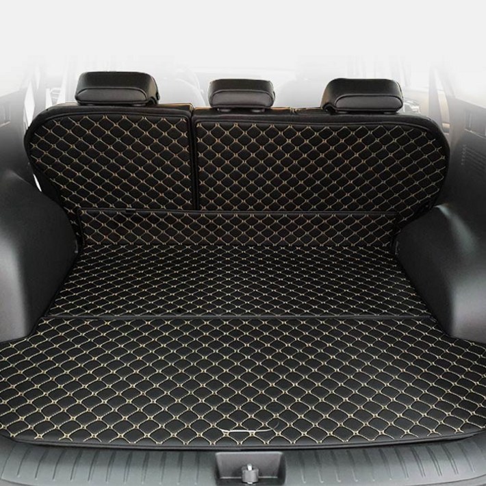 카프트 스포티지 NQ5 트렁크매트 프리미엄 퀄팅 차박, 일체형브라운