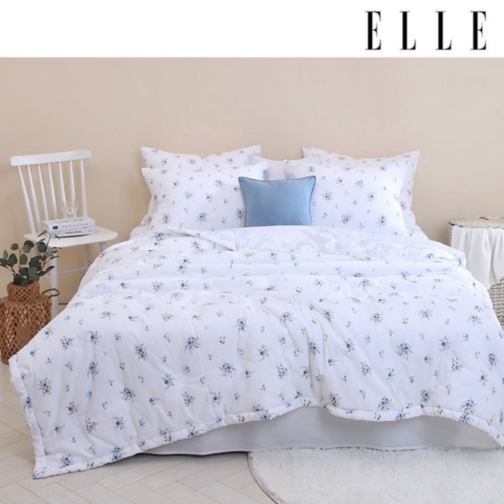 브랜드매장판 엘르 앤메리 면 차렵이불Ss