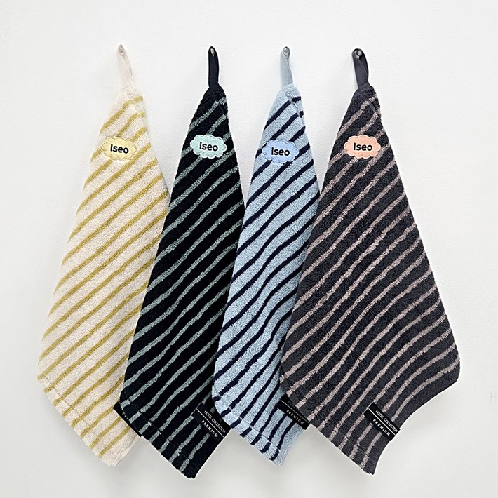 굿앤글로리 어린이집 고리수건 이름자수 송월타올 코마사 핸드타올 생일선물