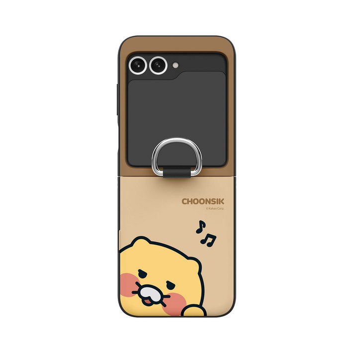 카카오프렌즈 춘식이 빼꼼 갤럭시 Z플립5 자석카드 케이스