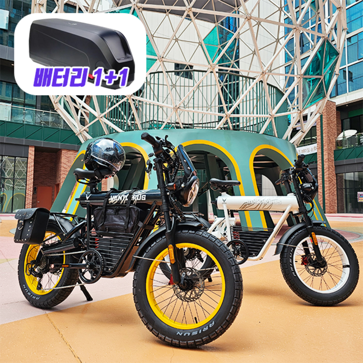 벤틀러스 전기자전거 GT20 스포츠 배터리11이벤트 완조립직배송, 블랙 배터리11