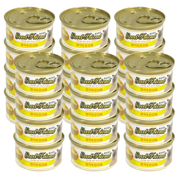 굿프렌드 고양이 간식캔 85g