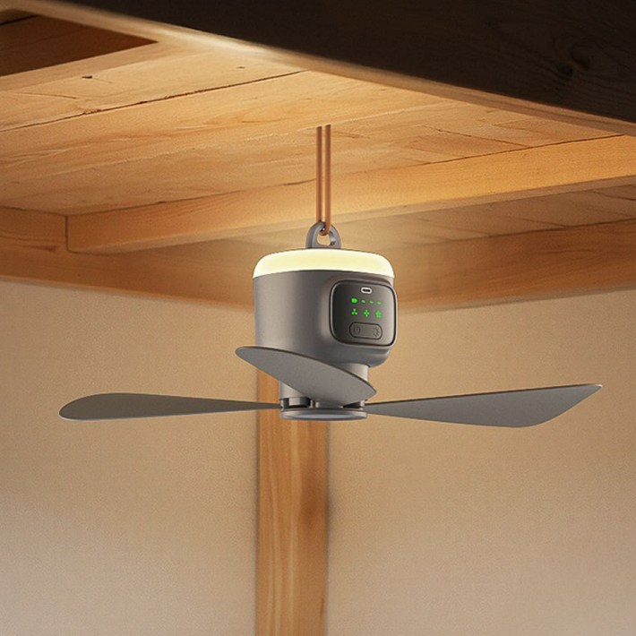 MD홍 무선 실링팬 캠핑 타프팬 대형 서큘레이터 45cm 12000mAh