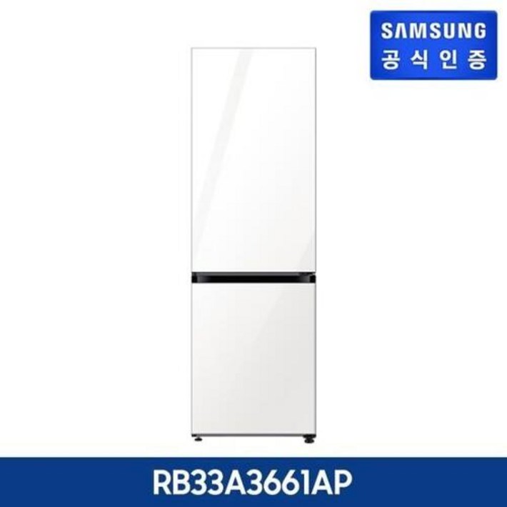 삼성전자 [M](코타)삼성 비스포크 2도어 키친핏 냉장고(RB33A3661AP)