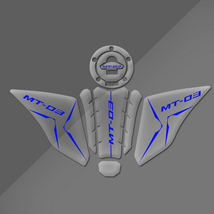 Yamaha mt 03 mt03 mt25 20152018 3d 에폭시 수지 투명 물고기 뼈 연료 캡 스티커에 맞는 오토바이 탱크 패드 보호대