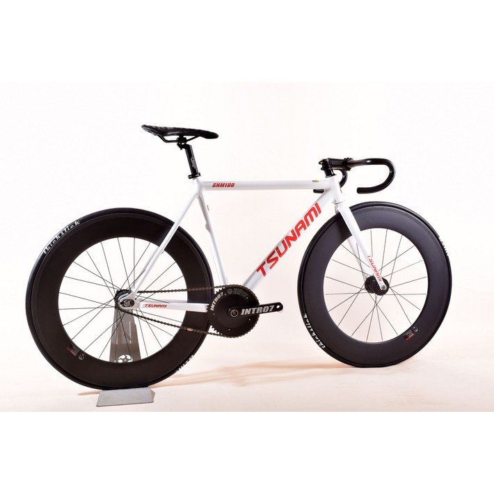 쓰나미픽시자전거 화이트 완차 snm100 전후방브레이크포함