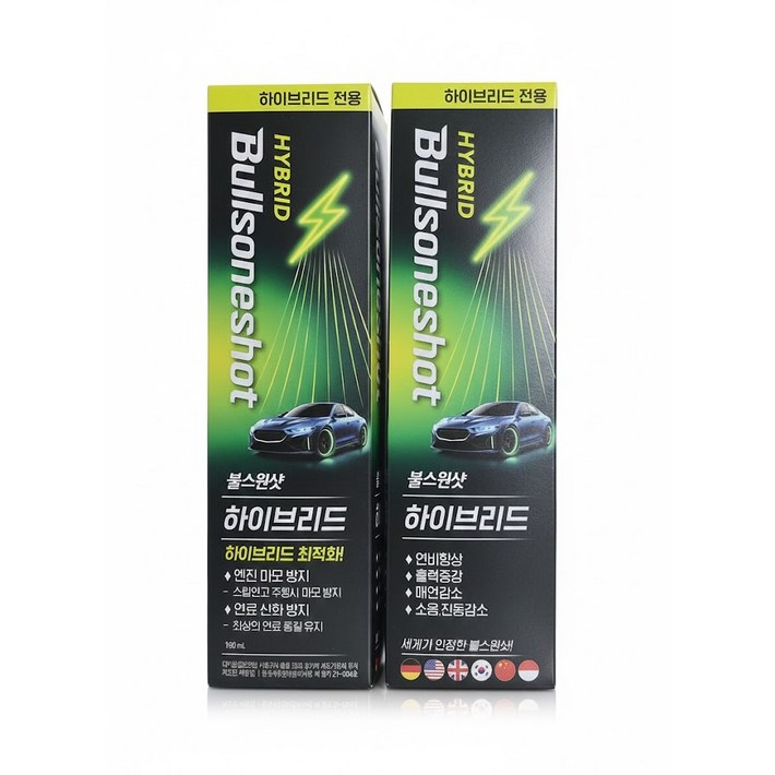 불스원샷 하이브리드용 500ml 2개, 연료첨가제, 엔진관리