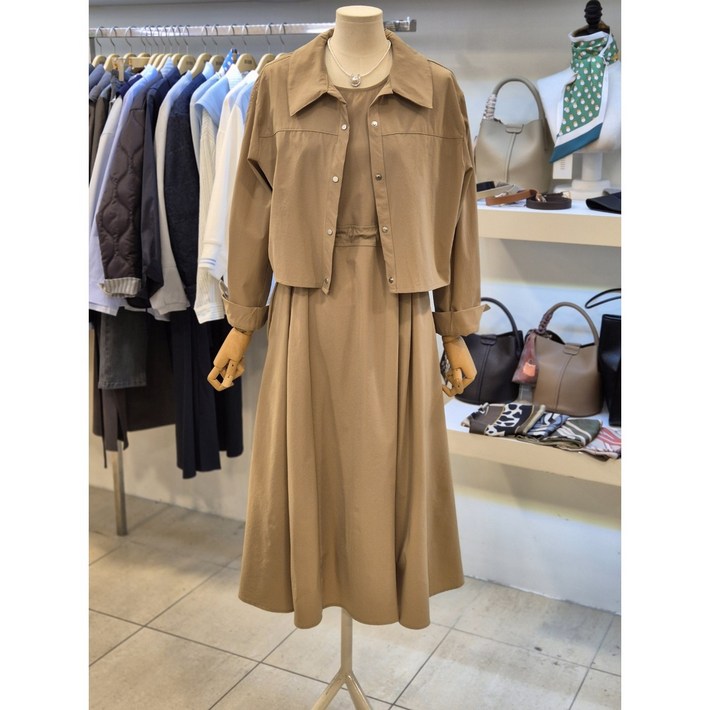 3층 멜본 셔츠셋 원피스 STOW25330