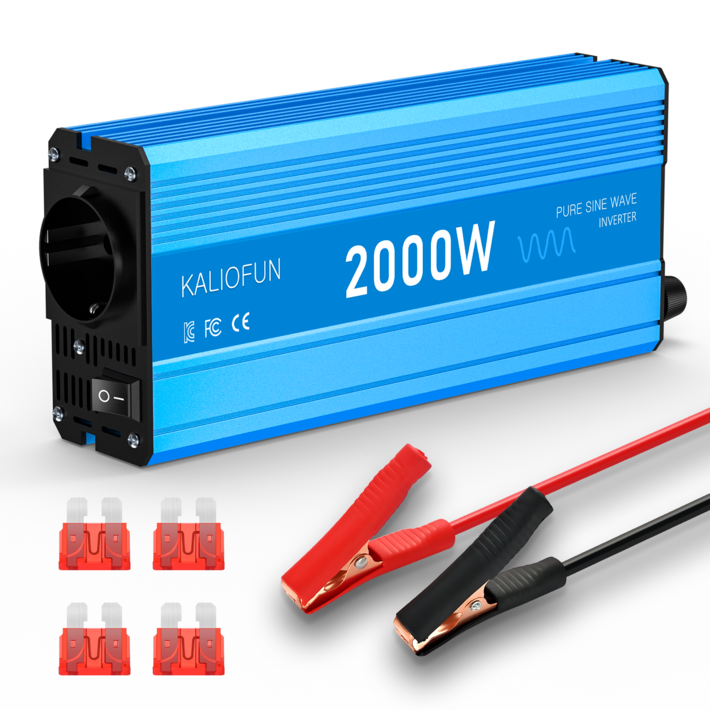 KALIOFUN 순수 정현파 인버터 220V 60HZ 태양광 캠핑용 KC인증