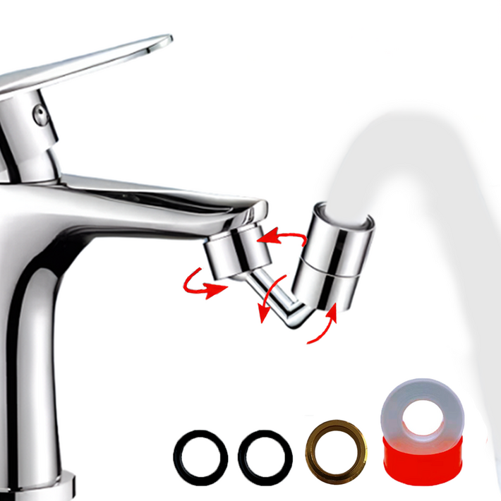 퓨어르 720도 회전 수도꼭지 필터 워터탭 아기비데