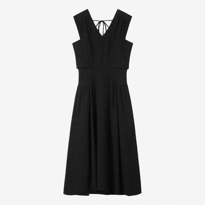 백화점 정품 듀엘 원피스 슬리브리스 크링클 D252MSE347