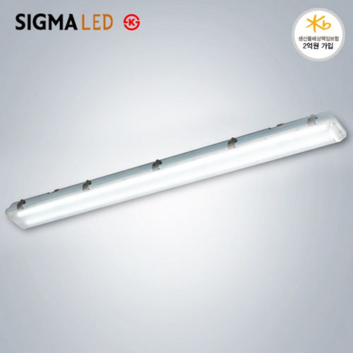 시그마 LED방습등 44W IP65 KS, 주광색