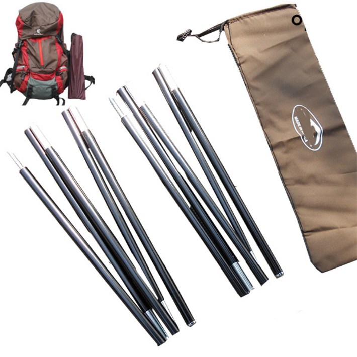 이드나인 초경량 NEW 블랙 듀랄루민 사이드폴대 2개 175cm보관백 타프폴대 미니멀캠핑 백패킹