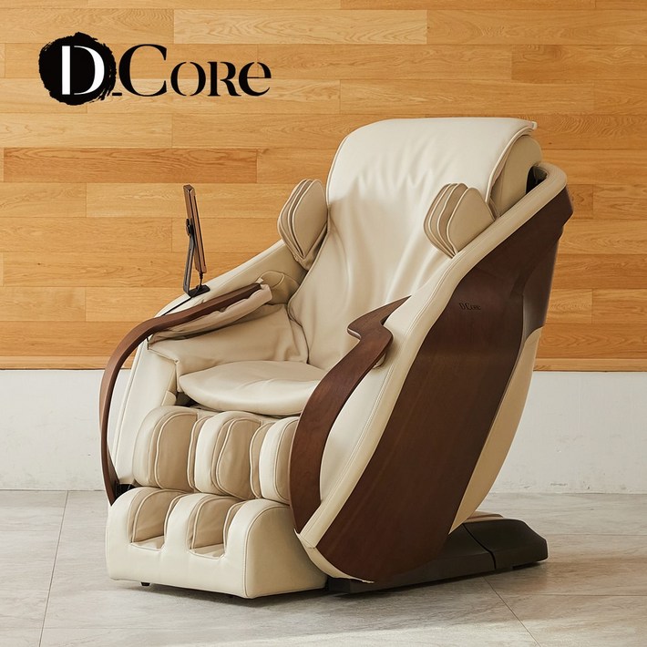 디코어 씨러스 일본 안마의자 DC100K 최고급 전신 안마기 에어 공기압 마사지기, 아이보리