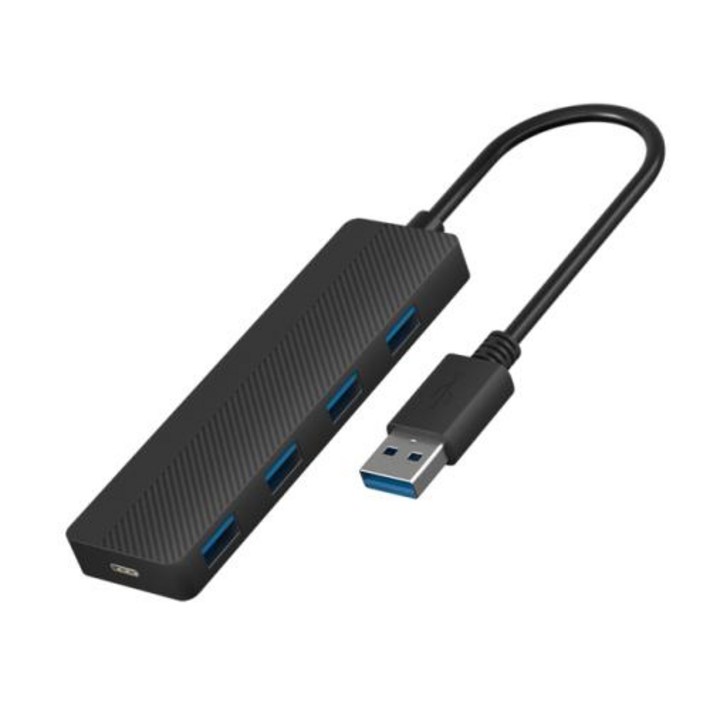 Tinsol 미니 USB A 타입 C 허브 5 포트 어댑터 USB 3.1 멀티 스플리터 도킹 스테이션 초슬림 초고속 컴퓨터 노트북 PC용