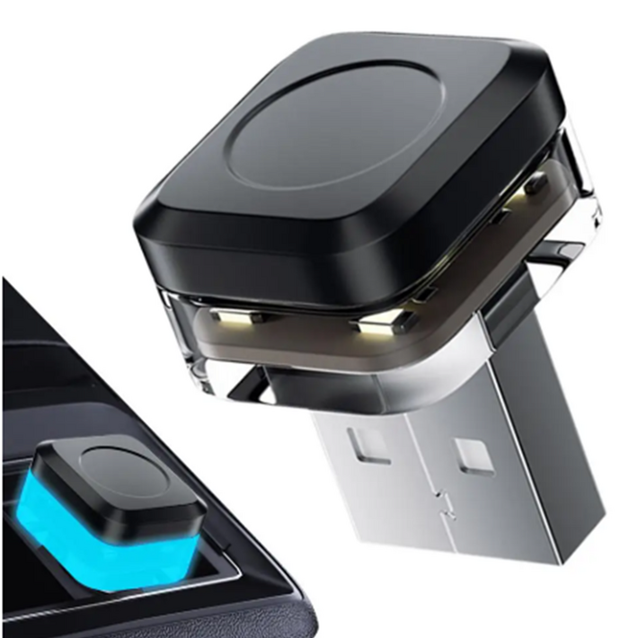 실내 LED 조명 자동차 USB 무드등 차량용 풋등 실내등 엠비언트 라이트 튜닝, 3개, ICEDBLUE아이스블루