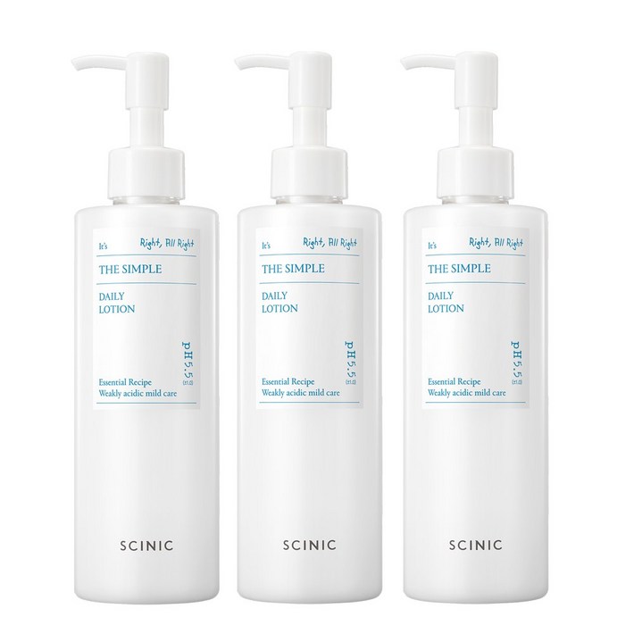 싸이닉 더심플 데일리로션 300ml 3개, 3개, 300ml