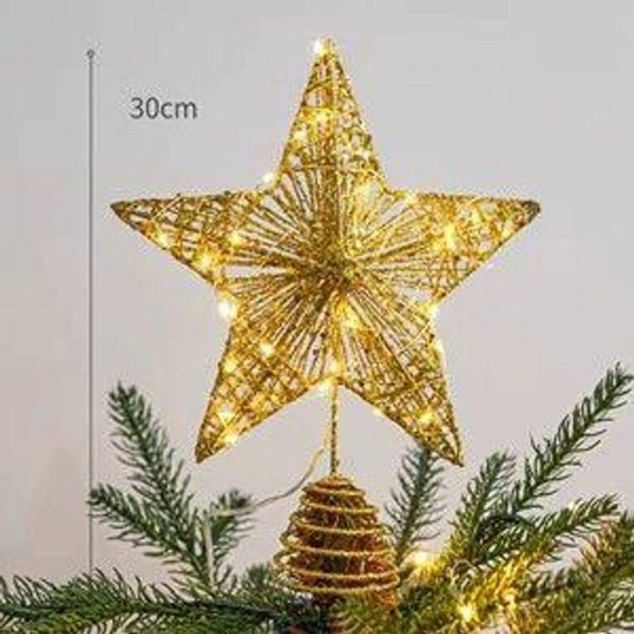 크리스마스 트리탑별 특이한 꼭대기별 조명