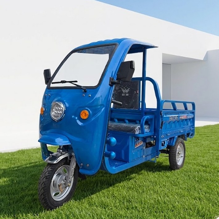 준테크 삼륜 3륜 전기 운반차 세발 운반차 어르신 전동 스쿠터 운반차 전기차 화물차