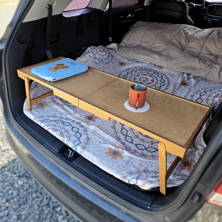 캠핑 차박테이블 접이식 우드 간이 테이블