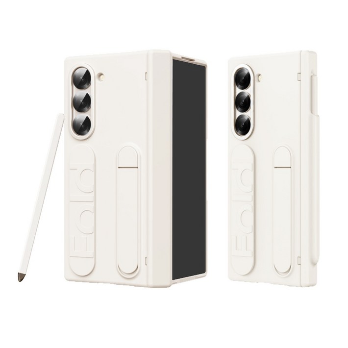 리네시 갤럭시 Z 폴드 슬림 힌지보호 풀커버 그립 스탠드 케이스  S펜