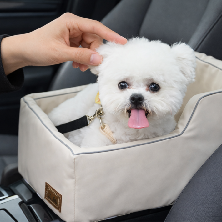 에코스윗 강아지 카시트 소형 반려동물 콘솔 쿠션 시트