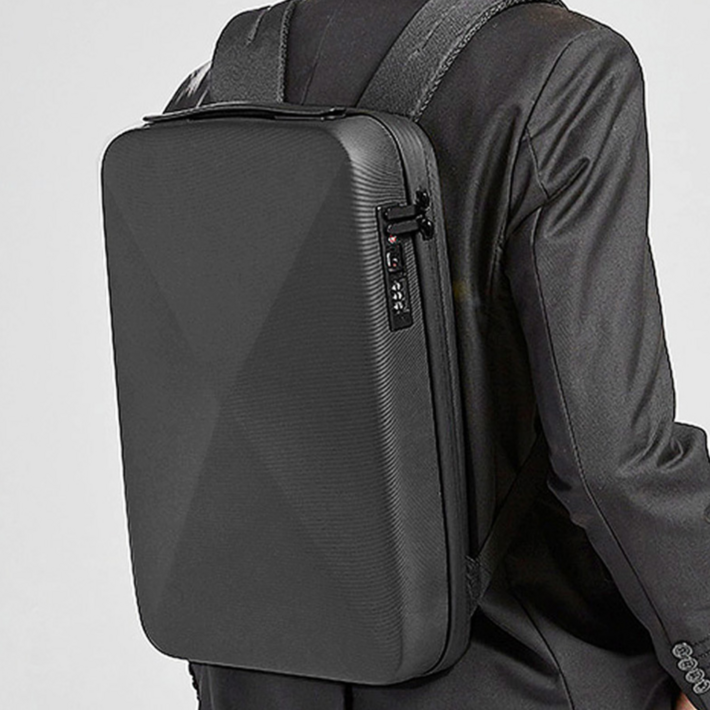 남자 직장인 하드케이스 백팩 모던 단단한 슬림백팩 비지니스 여행용 출퇴근 도난방지 가방