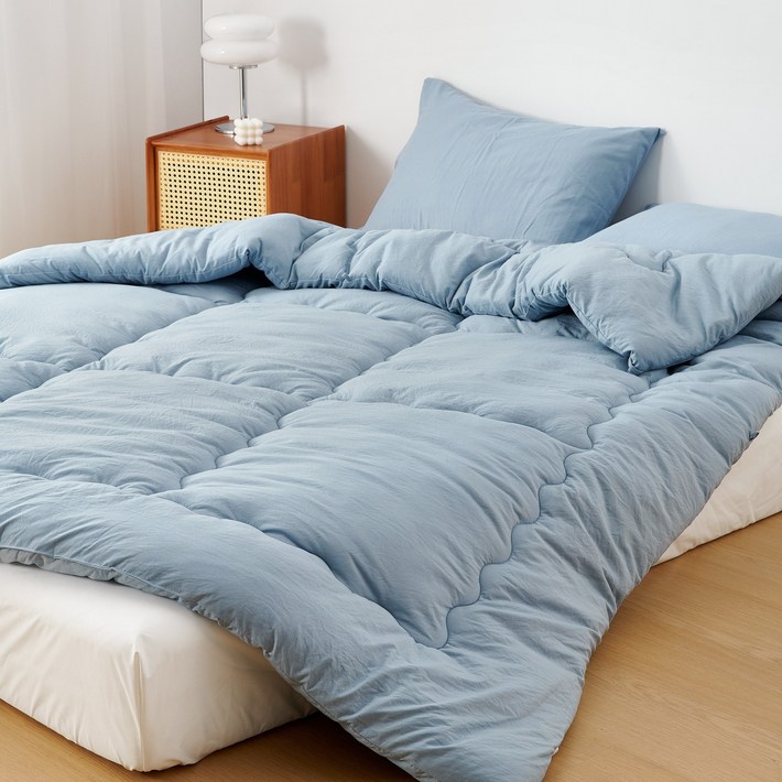 HOMERA 호메라 가을 겨울 호텔용 이불솜 차렵이불 겨울이불 가벼운 알레르기 방지 싱글 6색상