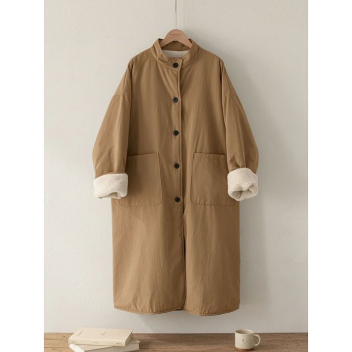 넬리 모르딕 리버서블 롱 코트 NC4JP111