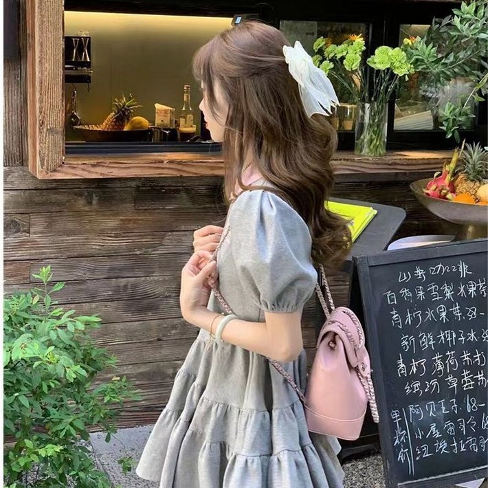 그레이 핫 가을 슬림핏 원피스 상큼한 원피스