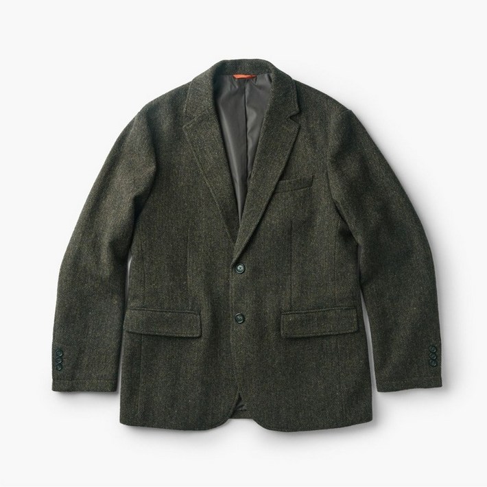 브랜드정품 헨리코튼 Imported Fabric 해링본 울 자켓 AHJAW25611