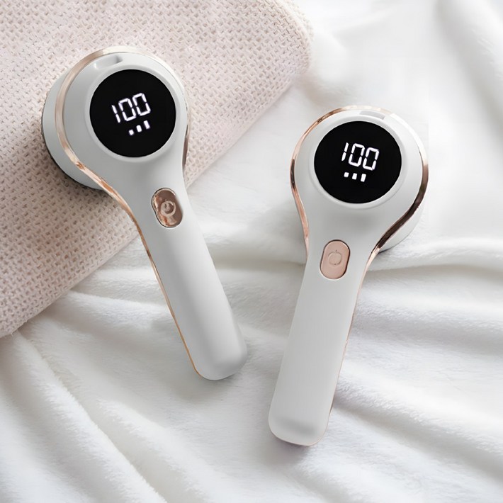 디프 휴대용 C타입 충전식 6중날 LCD 8000RPM 핸디형 보풀제거기, 보풀제거기