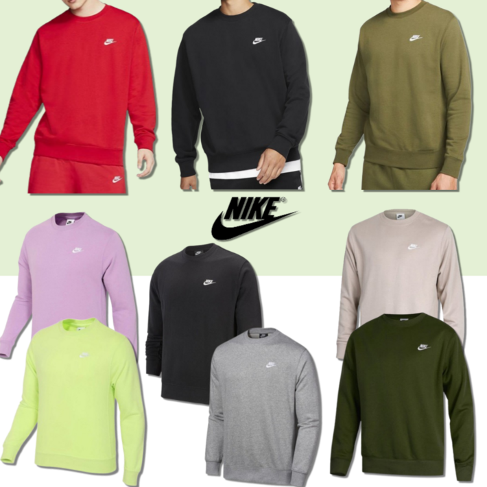 매장판정품100 나이키 남여공용 맨투맨 데일리맨투맨 스우시 긴팔티 색상다양 7종 택 1