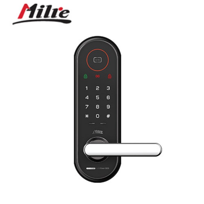 양산 도어락 번호키 주키형 밀레 무타공 도어락 K5M57S 부산 김해 기장