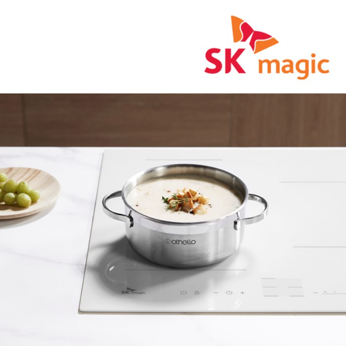 전국무료설치 SK매직 3구 올파워 전기렌지 유로케라 세라믹 상판 클라우디 화이트 인덕션 전기레인지