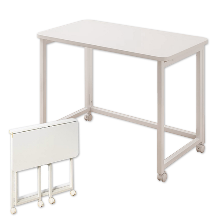 콜콜러브 접을 수 있는  사이드 테이블  공간을 차지하지 않음  바퀴달린 60CM