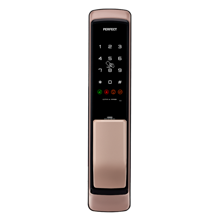 에버넷 디지털도어락 푸시풀 카드키 자가설치 퍼펙트 H9900, 고객직접설치, H9900