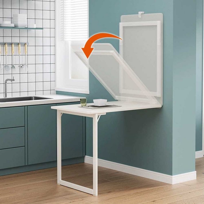 벽걸이 식탁 접이식 테이블 원룸 자취방 벽부착 주방 선반