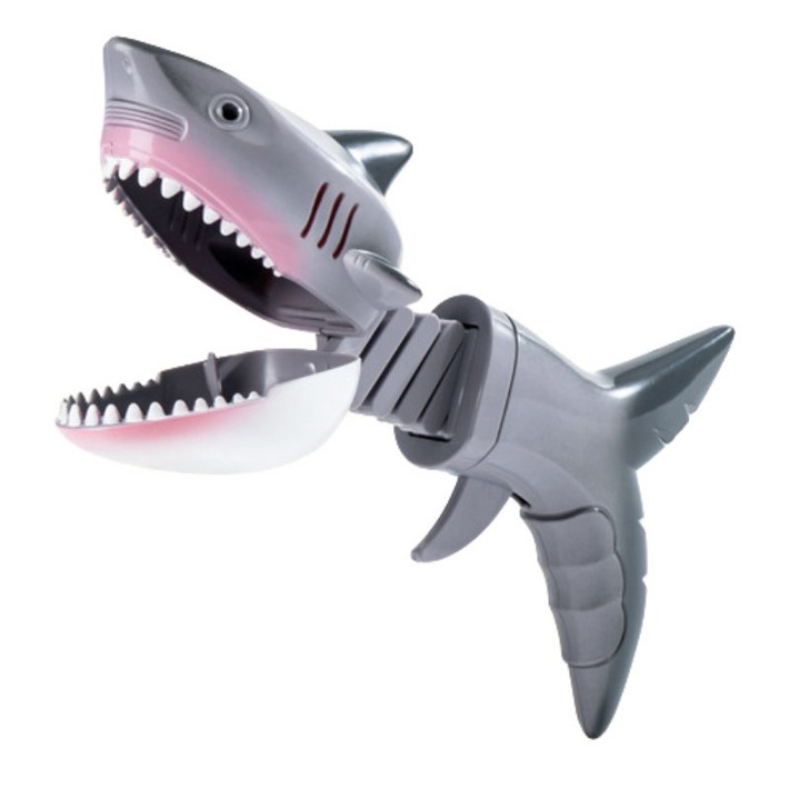 토이즈데이 방아쇠를 당기면 크왕 상어 VS 공룡 집게 어린이 장난감 단체 선물 구디백, 1개, 상어