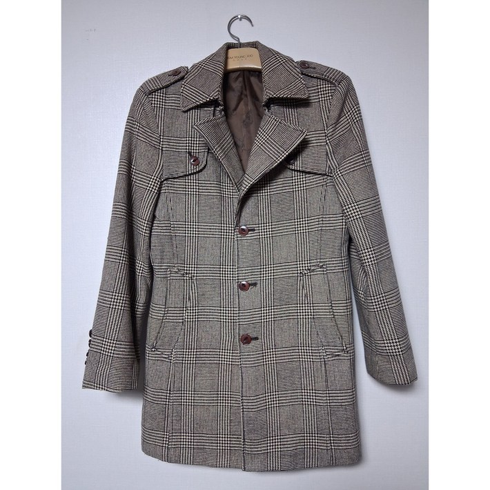 타운젠트 남성 모90 하프 체크 코트95민구제