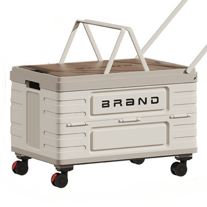 아그다 이동식 캠핑 폴딩박스, 1개, 화이트