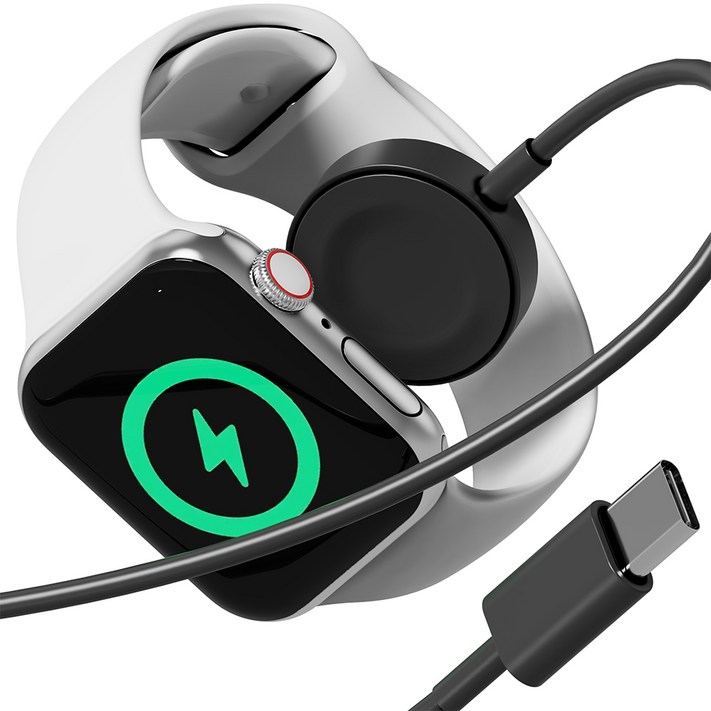 누아트 애플워치 호환 C타입 맥세이프 무선 충전기 케이블 충전독