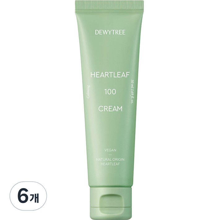 듀이트리 어성초 100 크림, 50ml, 6개