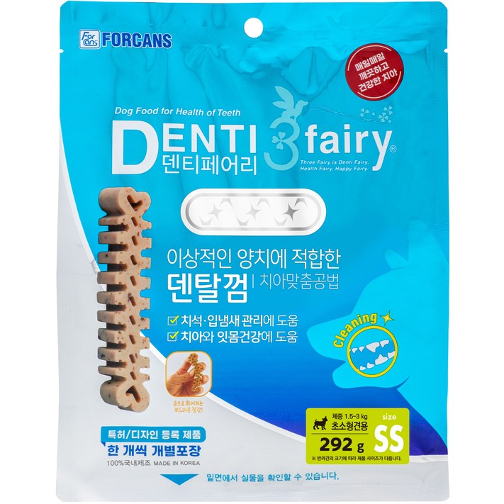 포켄스 강아지 덴티페어리 SS 62p 다피오카