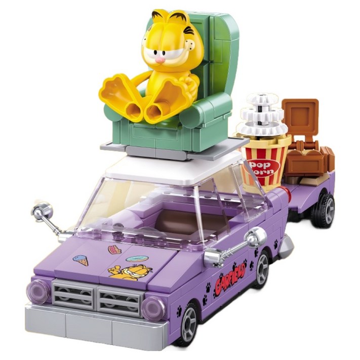 프랜드 가필드의 탈출 장난감 블럭 M38B1222, 1개, 혼합색상