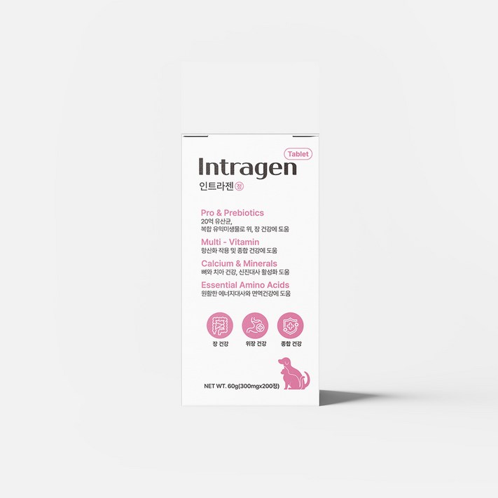 인트라젠 반려동물 종합영양제 타블렛
